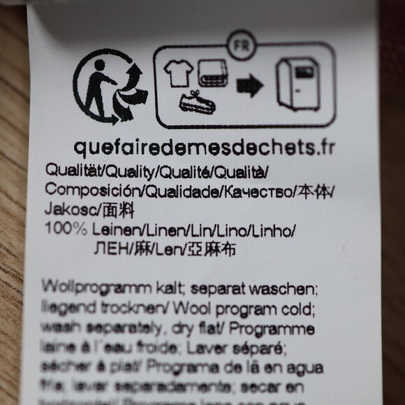 BOSS Hugo Boss Polo Shirt Mens Medium Pink Linen Short Sleeve Made In Portugal - Picture 11 of 12